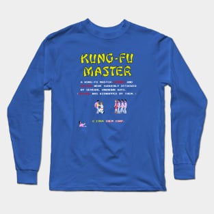 Mod.2 Arcade Kung-Fu Master Video Game Long Sleeve T-Shirt